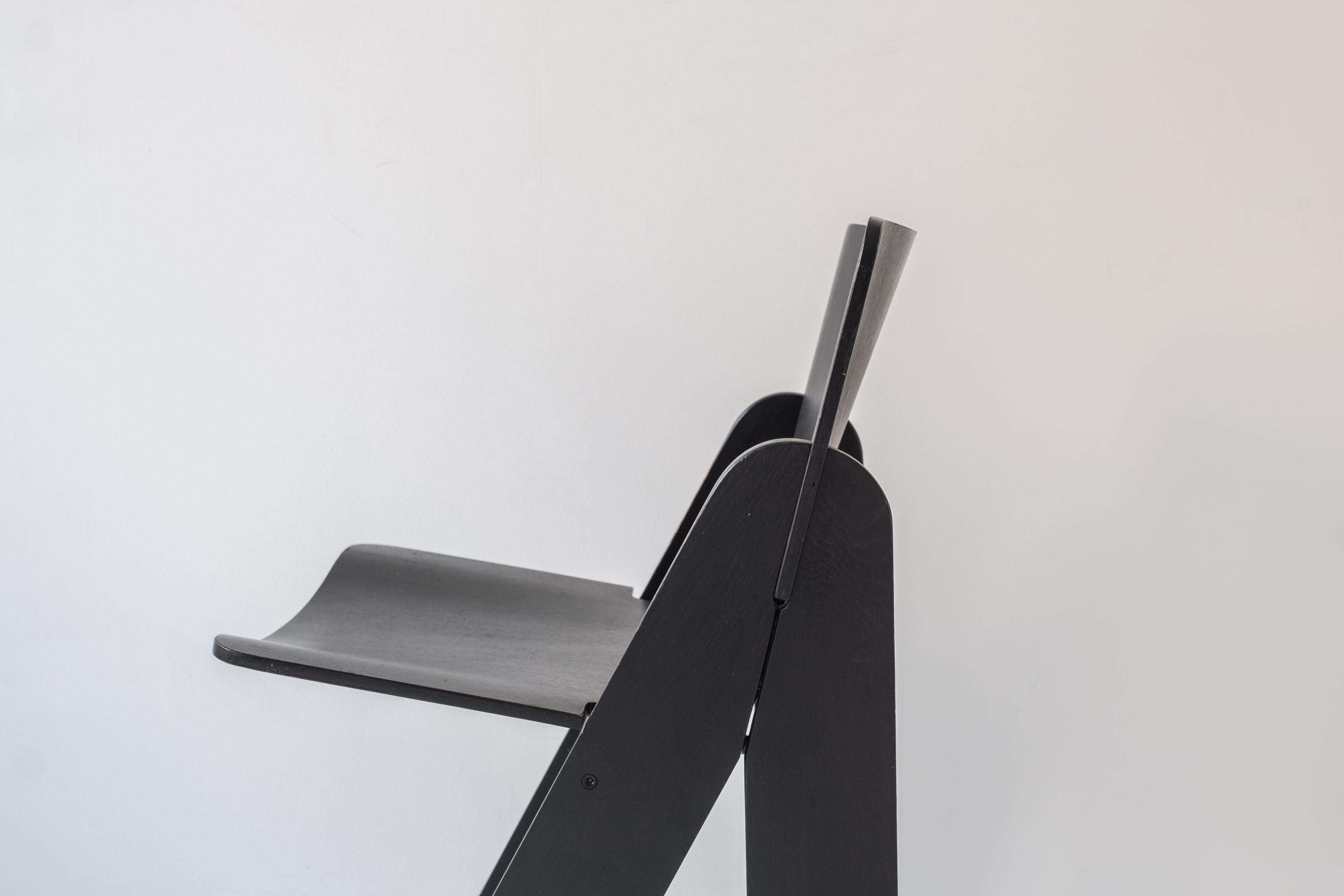 Set of Four ‘Poeta’ Dining Chairs by Gigi Sabadin for Stilwood, Italy, 1970s 2
