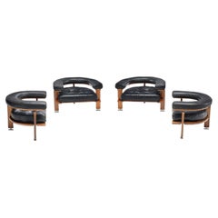 Retro Set of Four "Polar" Lounge Chairs by Esko Pajamies, Finland 1960s
