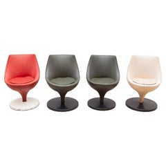 Set of Four 'Polaris' Swivel Chairs by Pierre Guariche for Meurop, 1960s