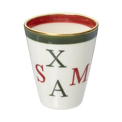 Juego de Cuatro Jarrones de Porcelana con Decoración Navideña Sofina Boutique Kitzbuehel