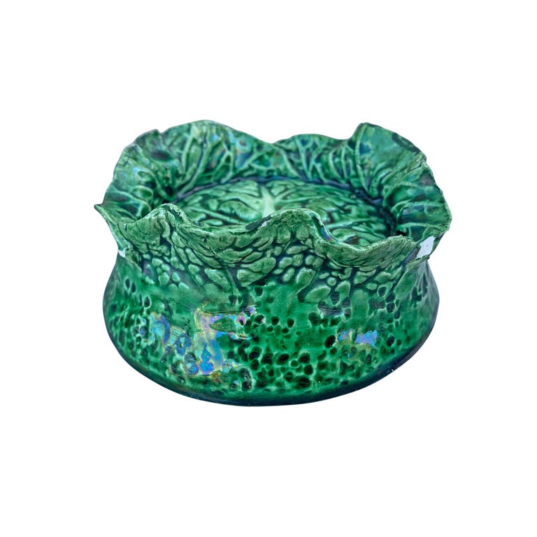 Set of Four Portuguese Cabbage Bowls For Sale at 1stDibs