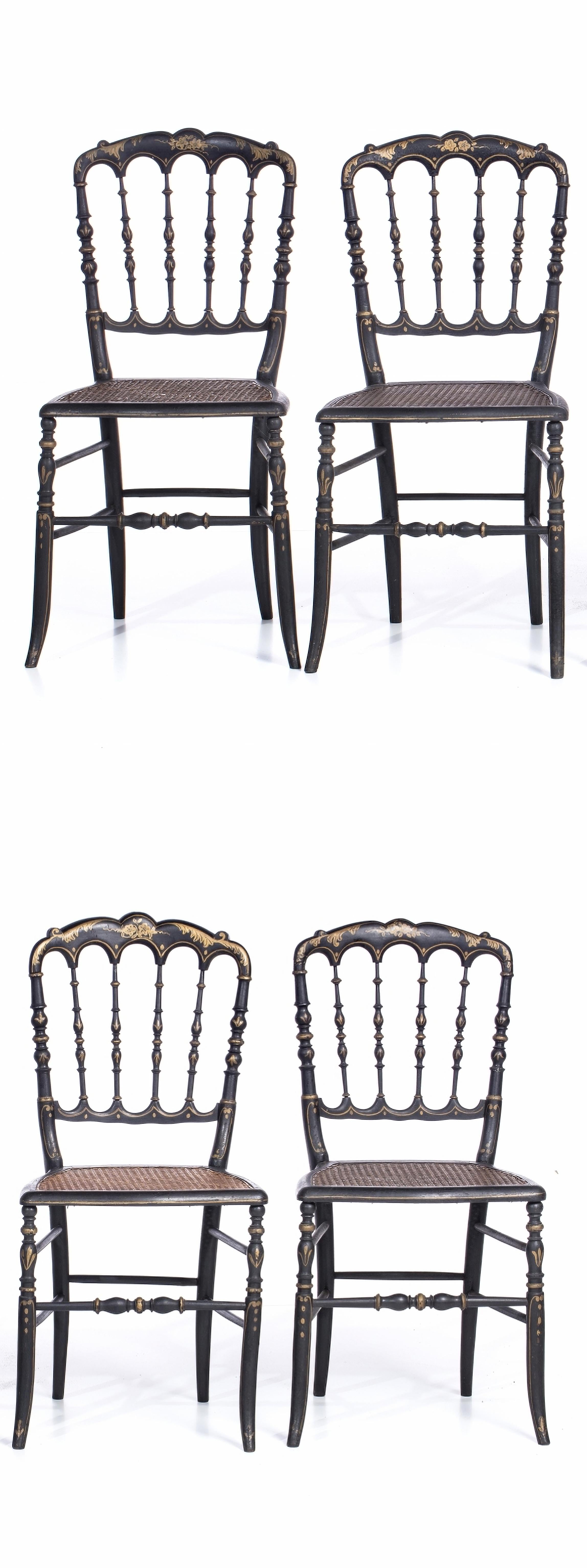 Hand-Crafted Set of Two Portuguese Chairs 19th Century