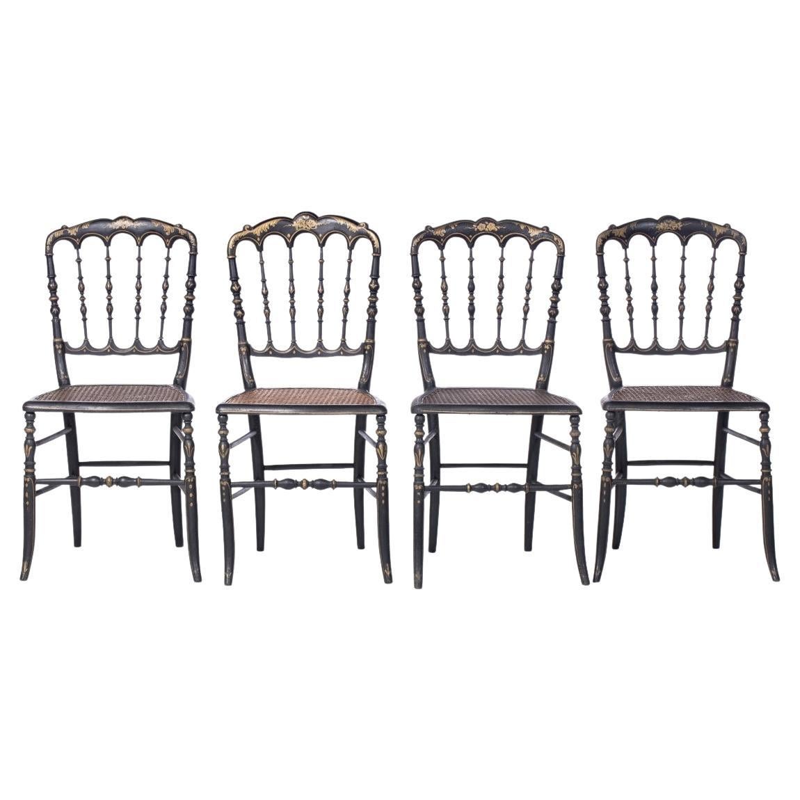 Set of Four Portuguese Chairs 19th Century