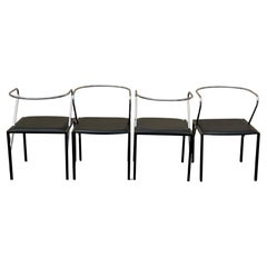 Set of Four Post-Modern "Apple Honey" Dining Chairs by Shiro Kuramata for Pastoe