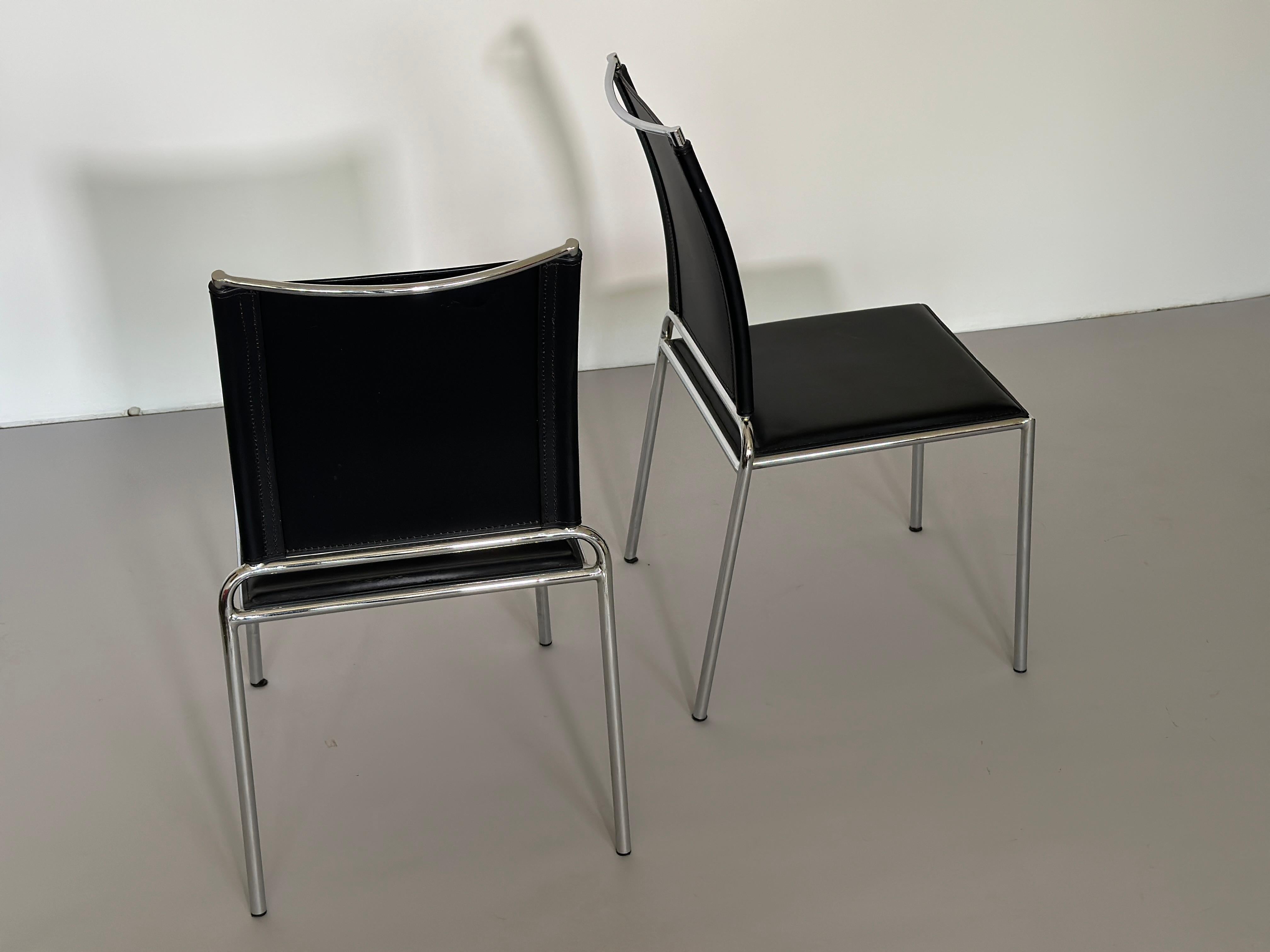 Set of Four Post Modern Dining Chair, 1980s In Good Condition For Sale In Čelinac, BA