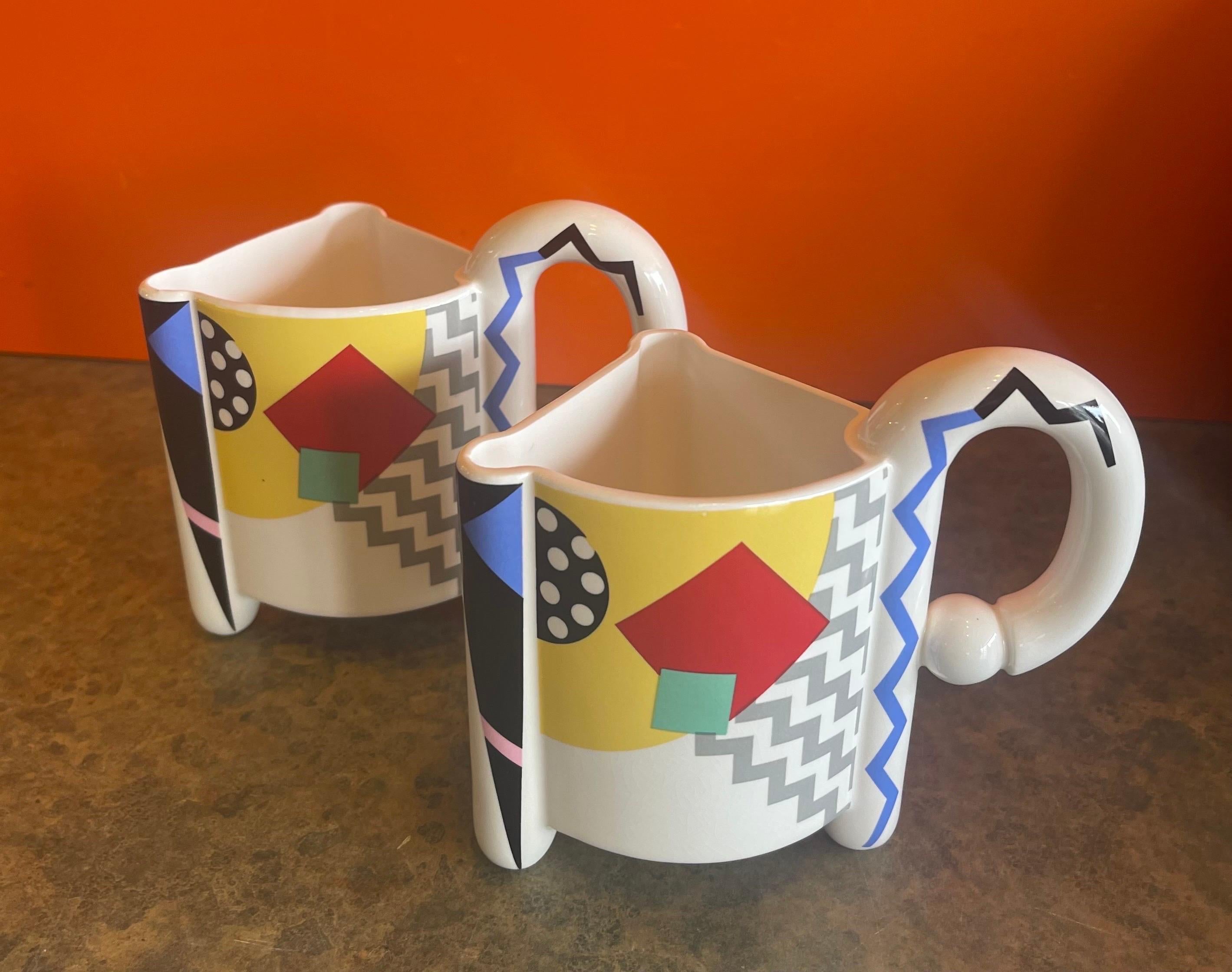 Set of Four Post Modern / Memphis 