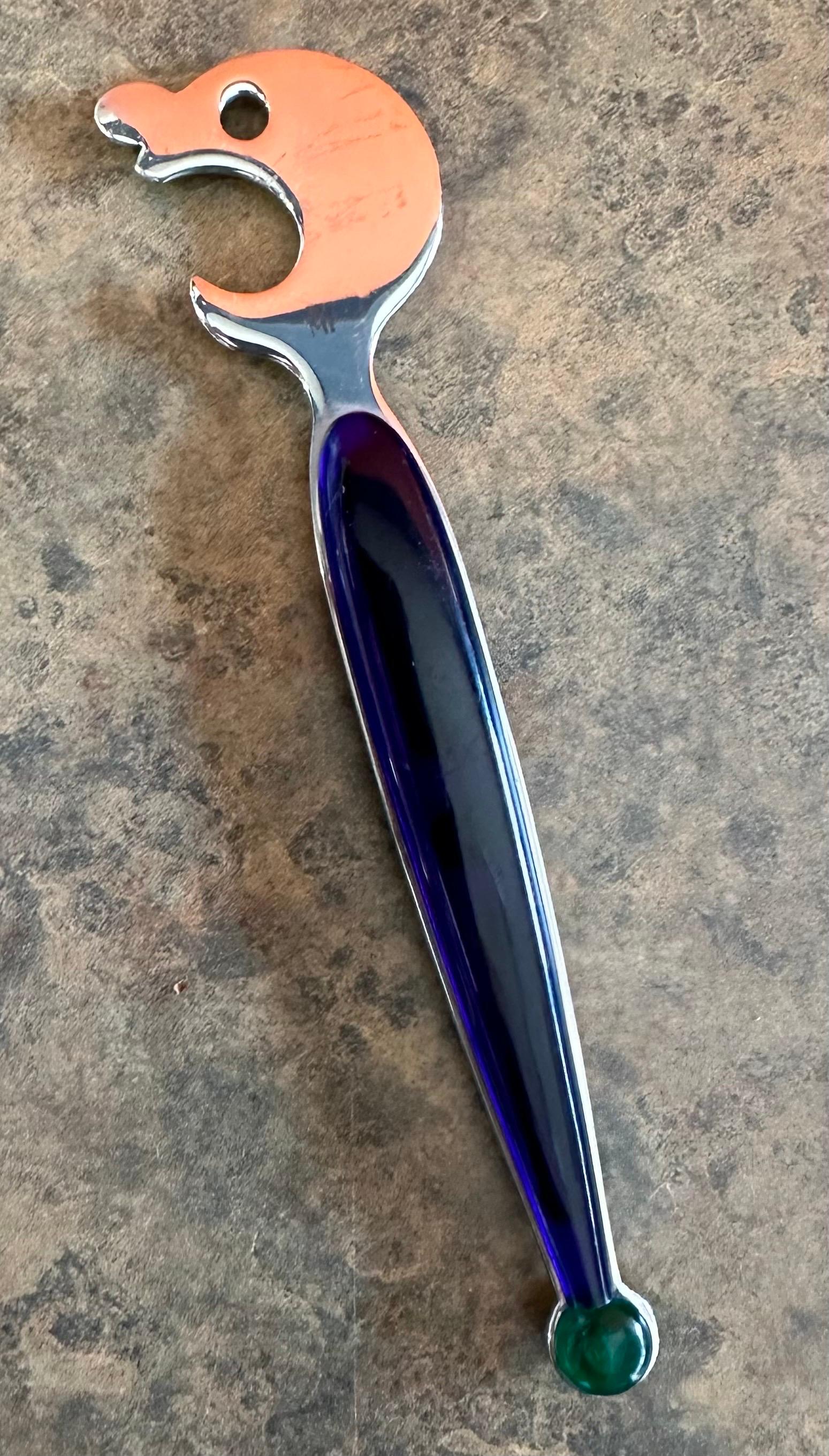 Set of Four Post-Modern Stainless Steel Barware Tools For Sale 2