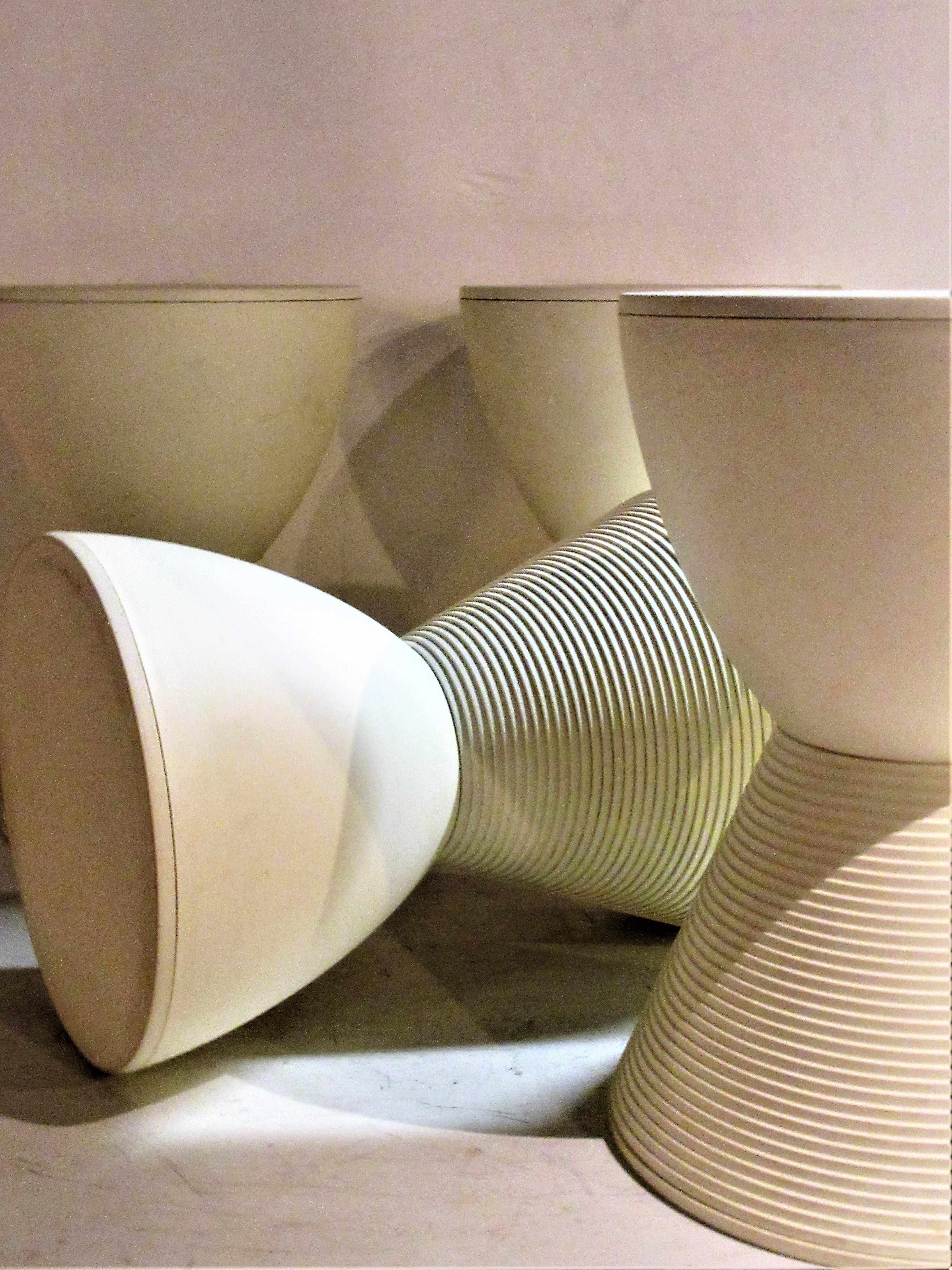 Molded Set of Four Prince Aha Stools by Philippe Starck for Kartell, Italy, 1999