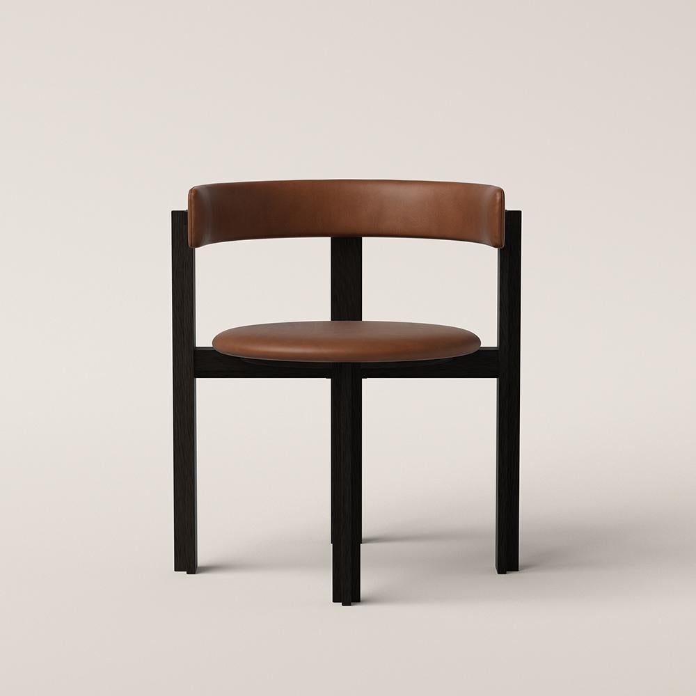 Set of Four Principal Dining Wood Chairs Designed by Bodil Kjær 4
