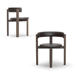 Set of Four Principal Dining Wood Chairs Designed by Bodil Kjær