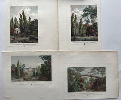Set of Four Prints by De Laborde