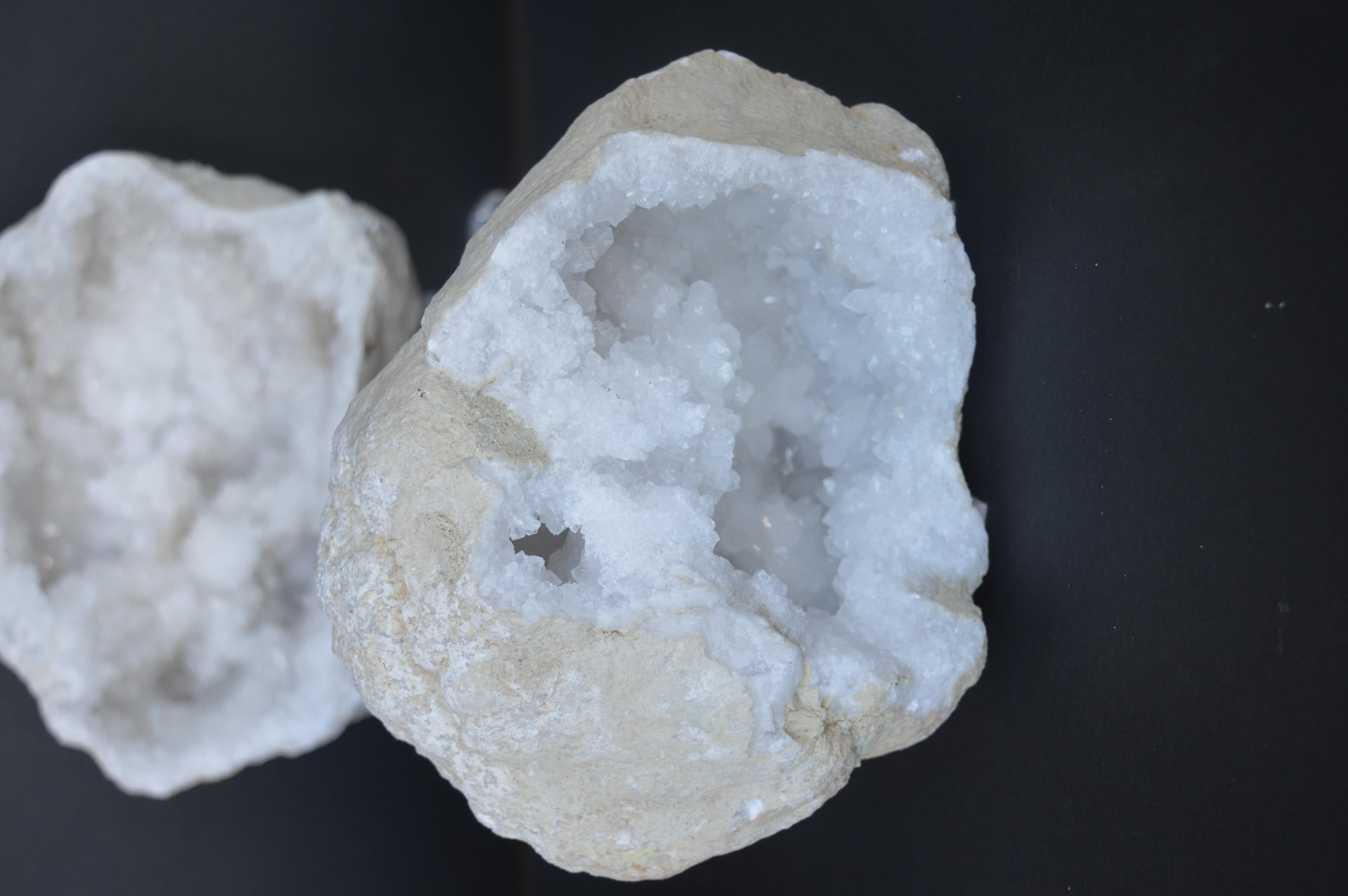 quartz geode crystal specimen