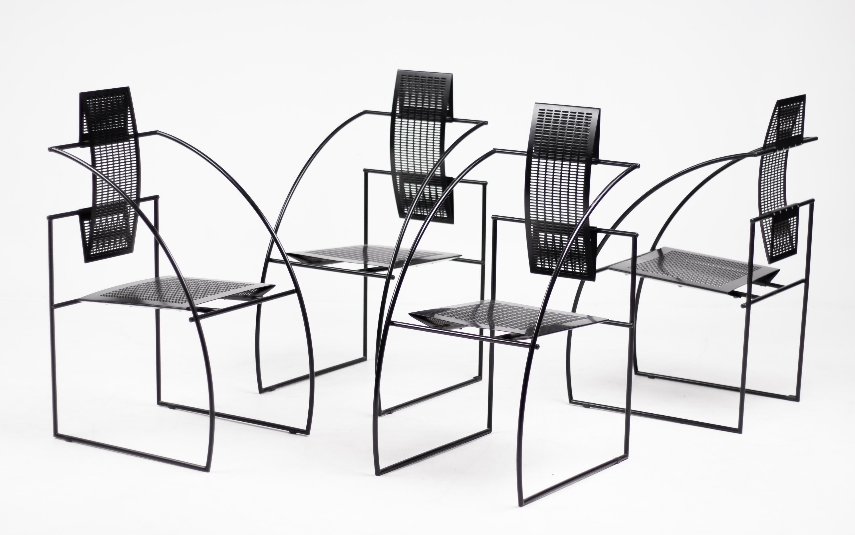 Set of Four Quinta Chairs by Mario Botta 2