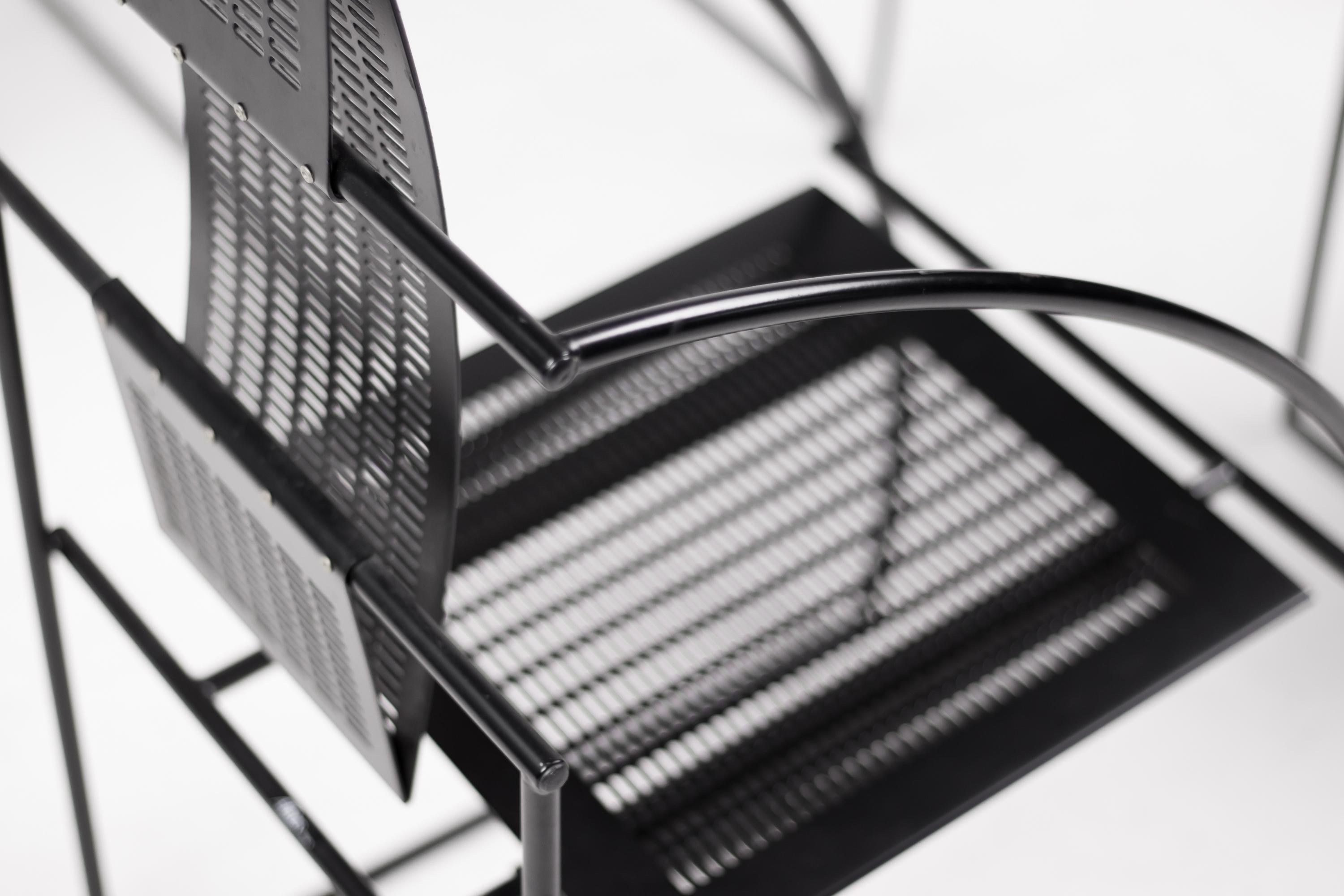 Modern Set of Four Quinta Chairs by Mario Botta
