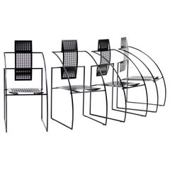 Set of Four Quinta Chairs by Mario Botta
