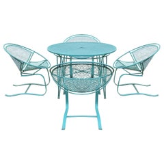 Set of Four 'Radar' Salterini Bouncer Chairs and Table Set