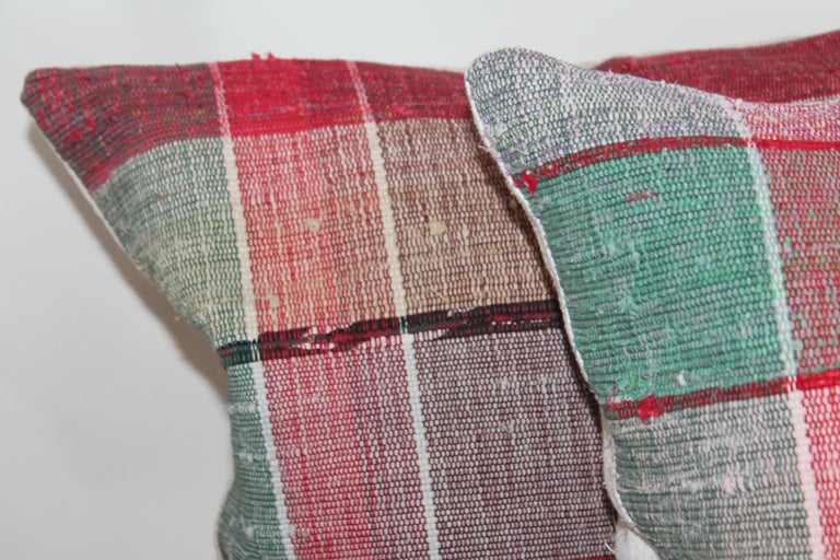 Set of Four Rag Rug Pillows For Sale at 1stDibs