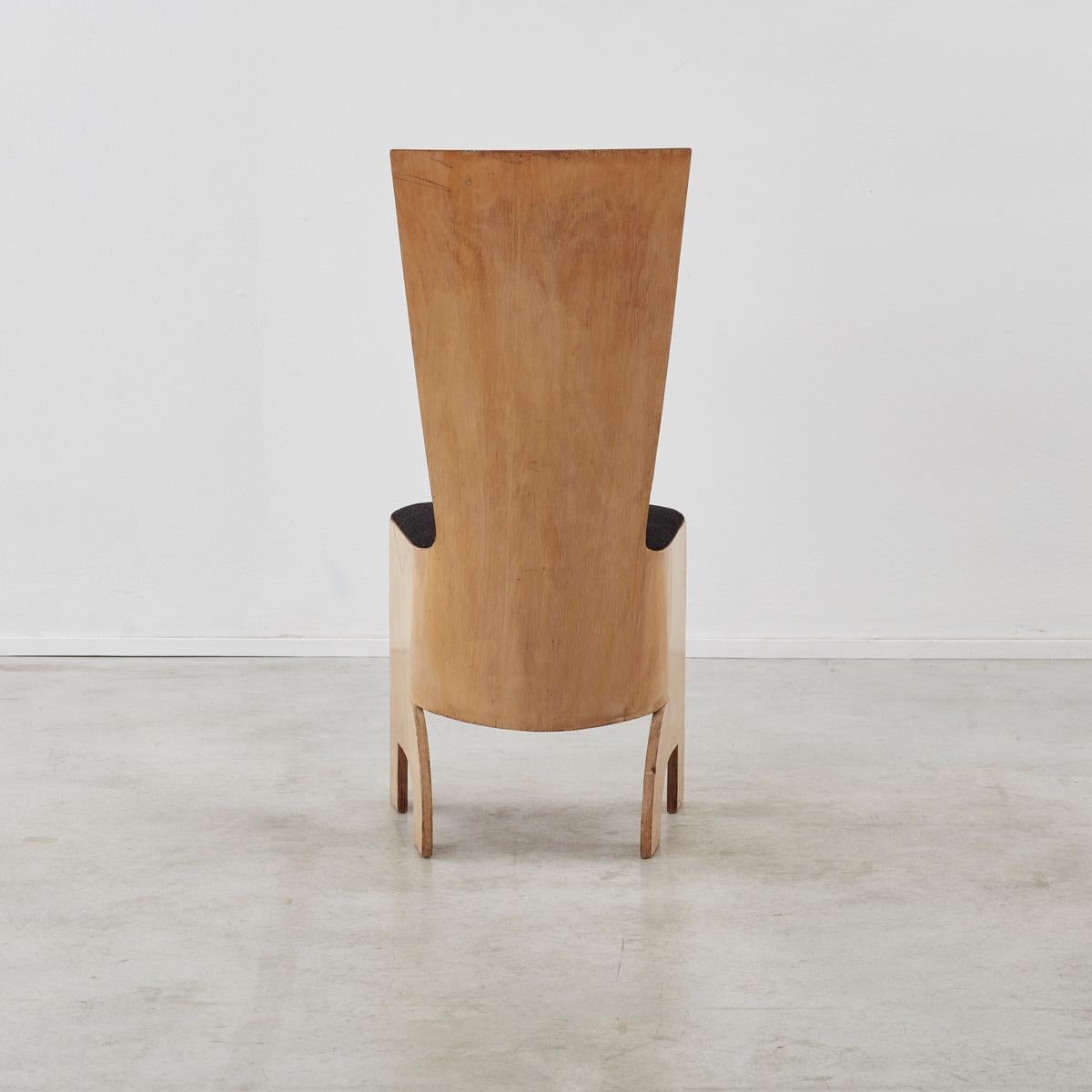 Ensemble rare de quatre chaises à haut dossier Gerald Summers, Royaume-Uni 1936 en vente 2