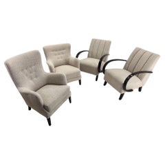 Set of Four Refurbished Chairs 