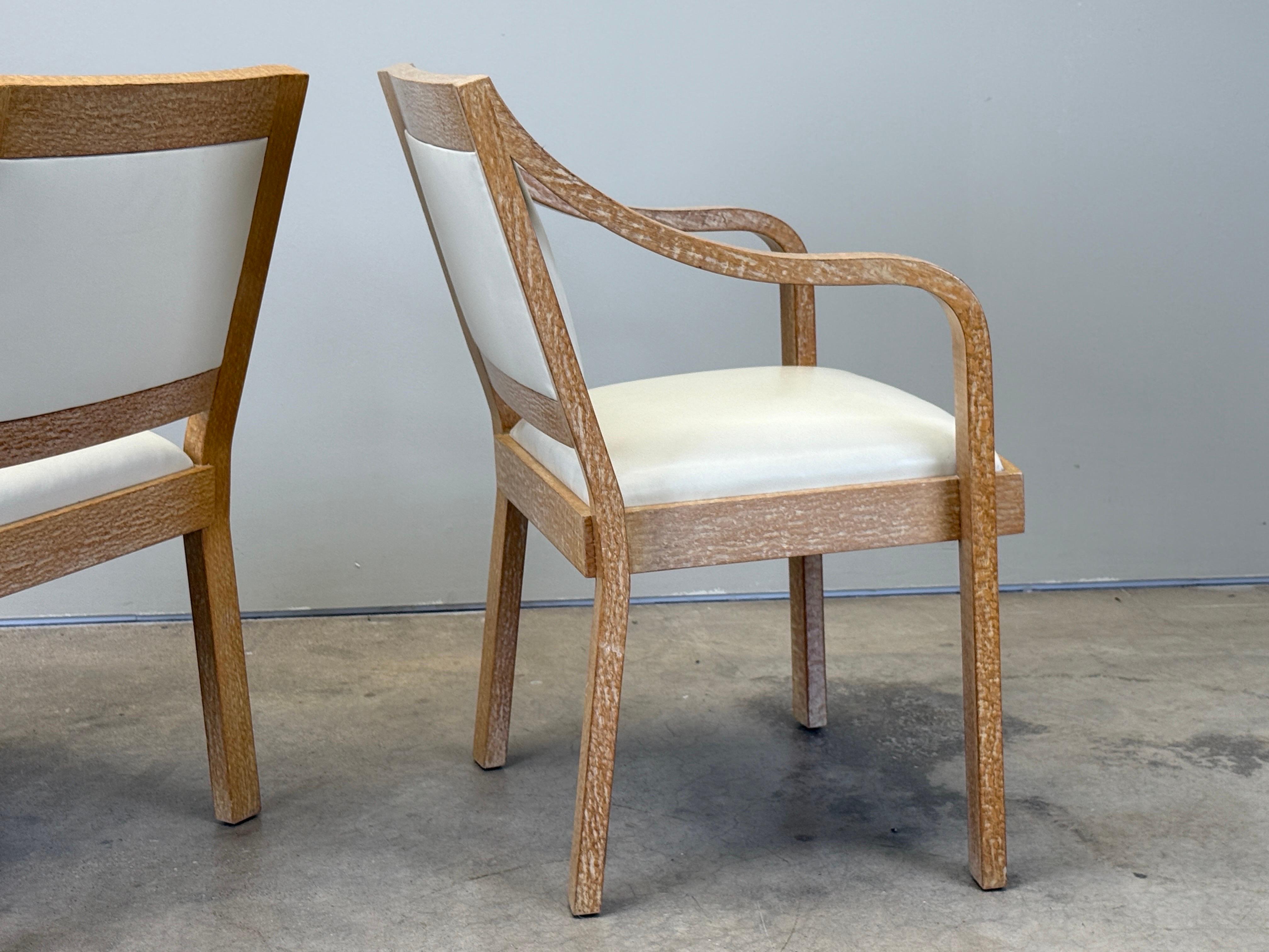 Juego de cuatro sillones 