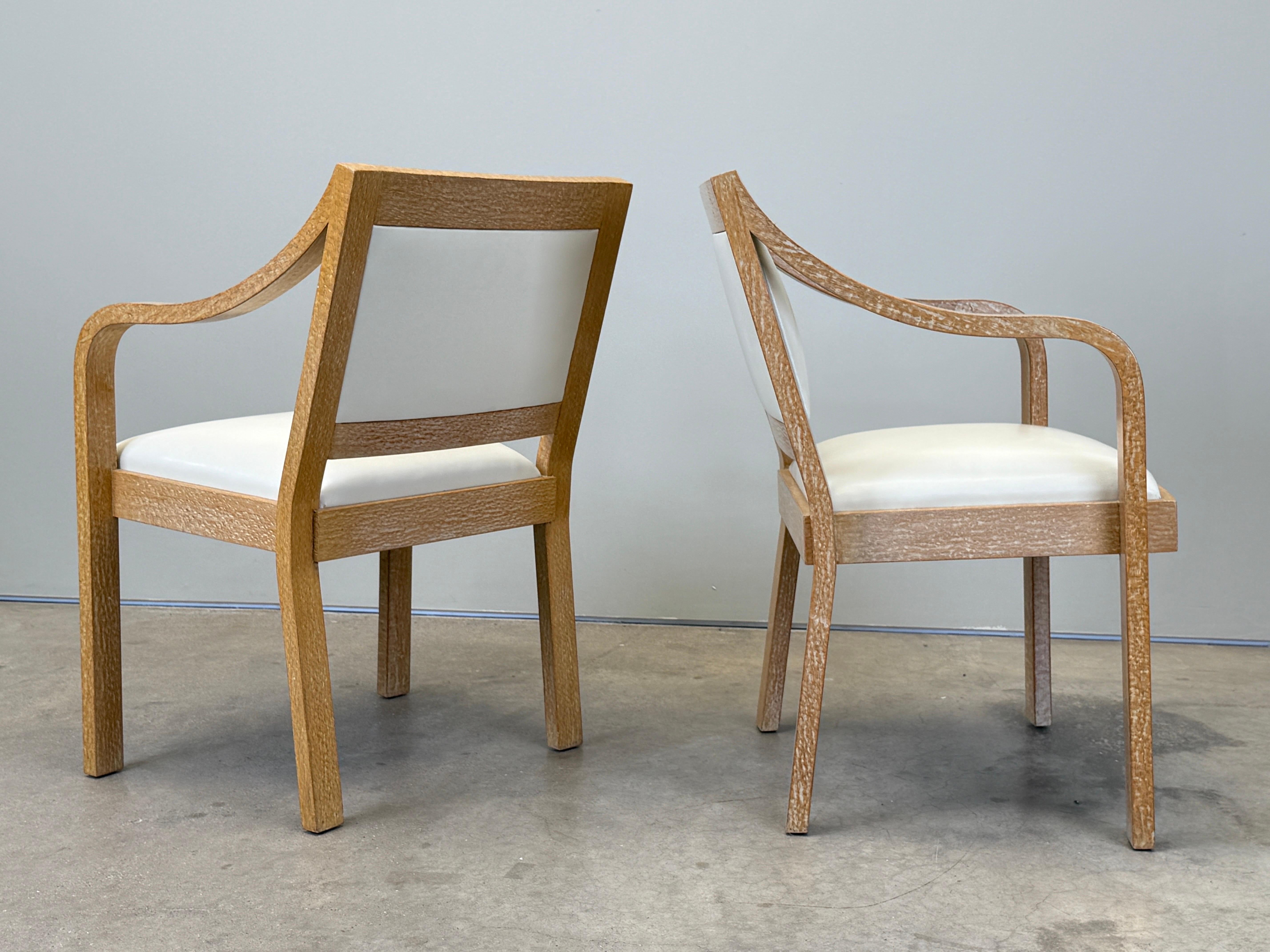 Juego de cuatro sillones 