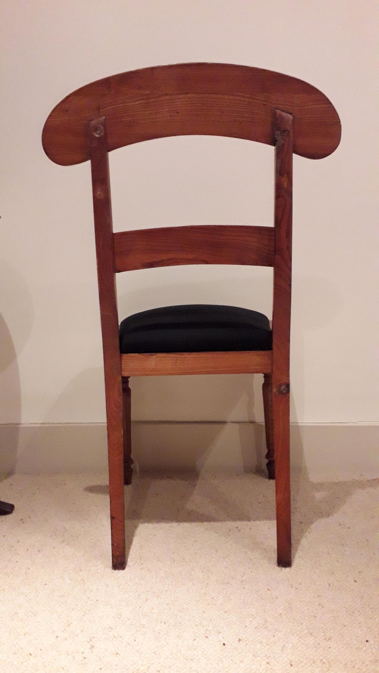 Set of Four Regency Chairs in Ash Timber For Sale at 1stdibs