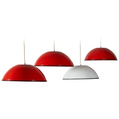 Set of Four "Relemme" Pendant Lamps by Castiglioni for Flos