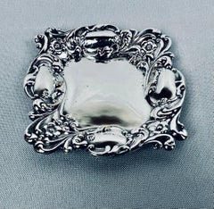 Satz von vier versilberten Nuss-/Bonbongeschirr-Amerika, ca. 1940er Jahre