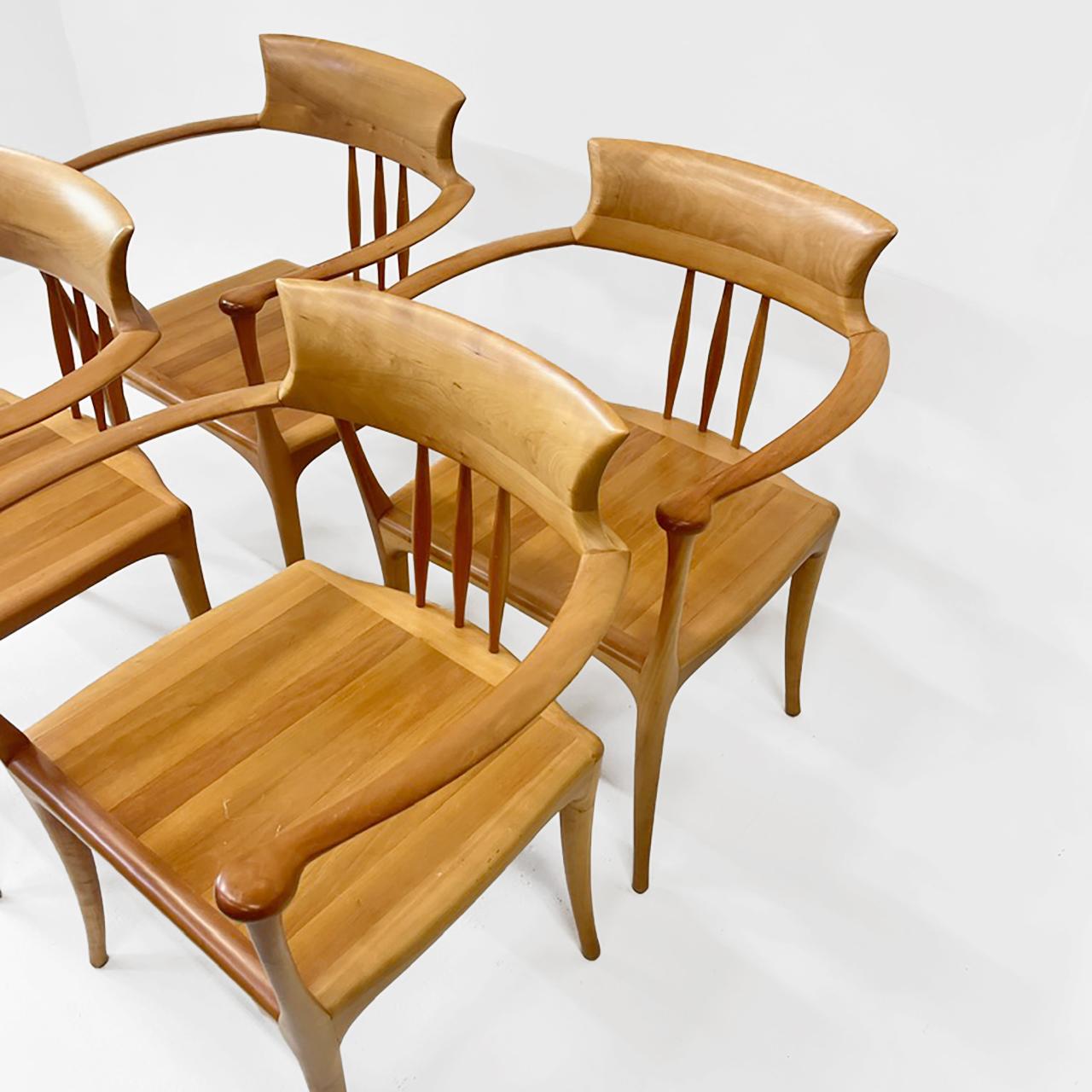 Fruitiers Ensemble de quatre Roberto Lazzeroni pour Ceccotti Collezioni, Italie des années 1980 en vente