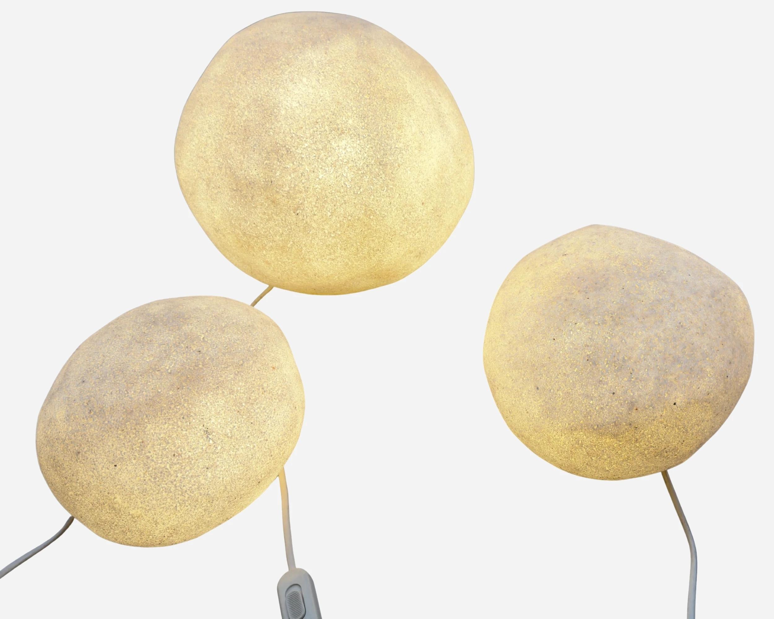 Français Ensemble de quatre lampes 