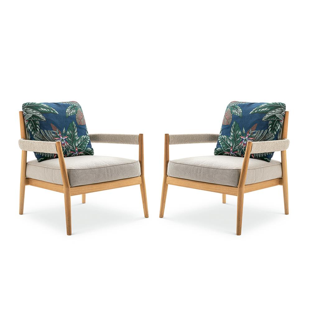 Mid-Century Modern Ensemble de quatre fauteuils Dine Out de Rodolfo Dordoni, par Cassina en vente