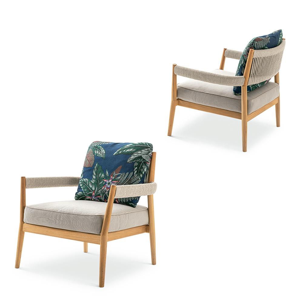 Italian Set of Four Rodolfo Dordoni ''Dine Out Armchair', by Cassina For Sale
