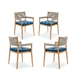 Set of Four Rodolfo Dordoni ''Dine Out' Outside Chairs by Cassina