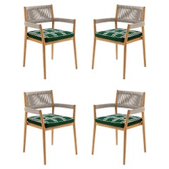 Set of Four Rodolfo Dordoni ''Dine Out' Outside Chairs by Cassina