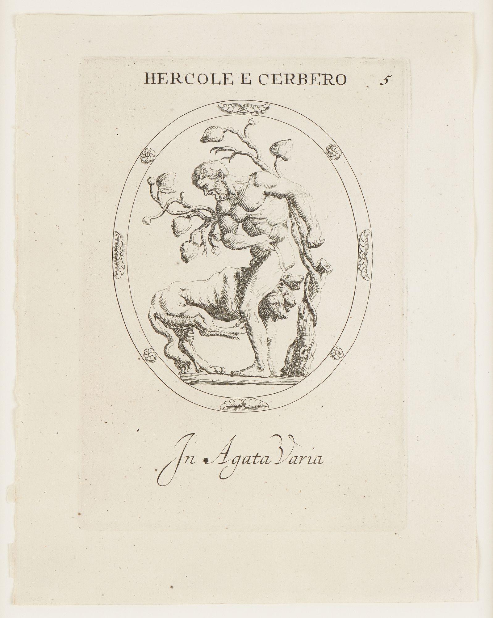 Set von vier römischen Stichtiefdrucken in Tiefdruck von Leonardo Agostini, 1685-1793 im Angebot 1