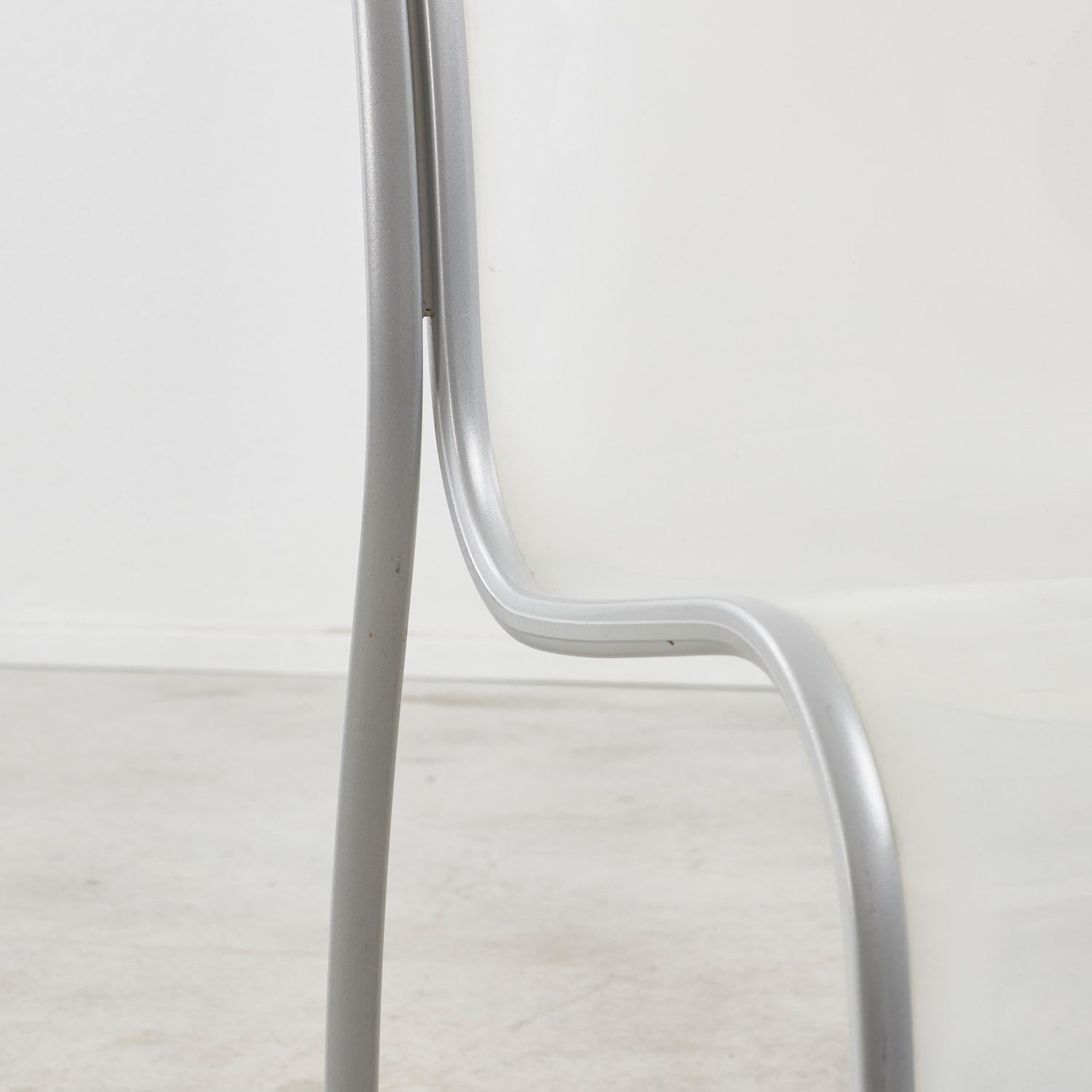 Set of four Ron Arad Fantastic Plastic Elastic chairs for Kartell, Italy, 1990s 6
