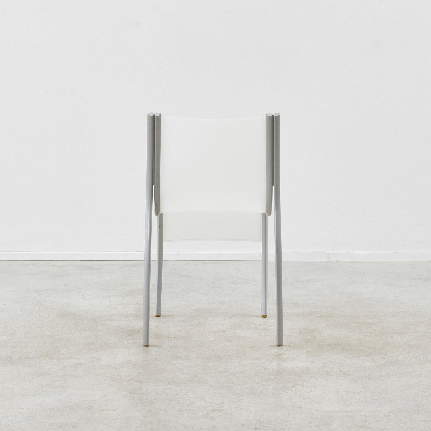 Set of four Ron Arad Fantastic Plastic Elastic chairs for Kartell, Italy, 1990s 2