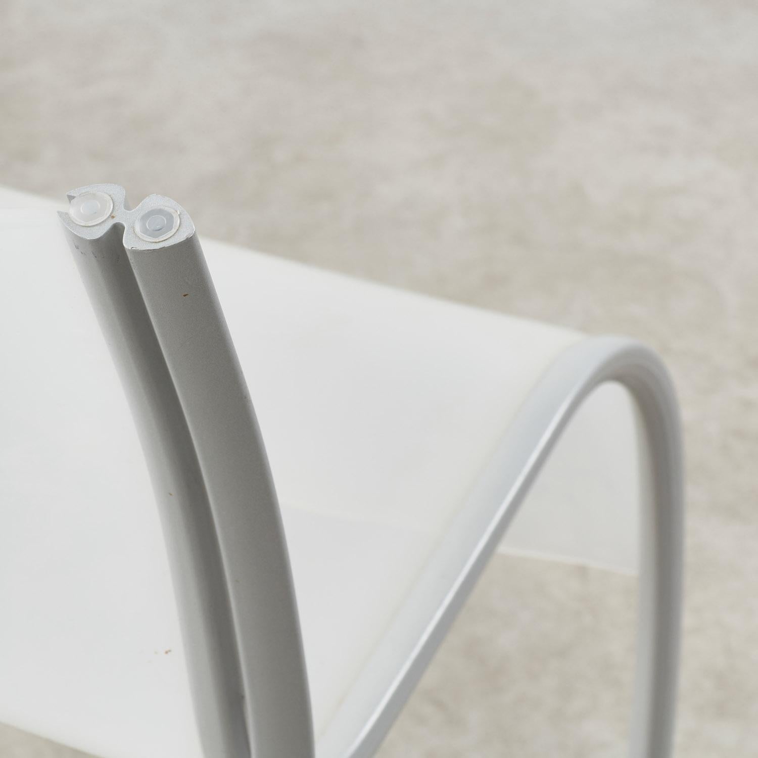 Set of four Ron Arad Fantastic Plastic Elastic chairs for Kartell, Italy, 1990s 3