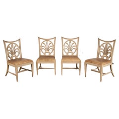 Set of Four Rose Tarlow Melrose House Painted Dining Chairs