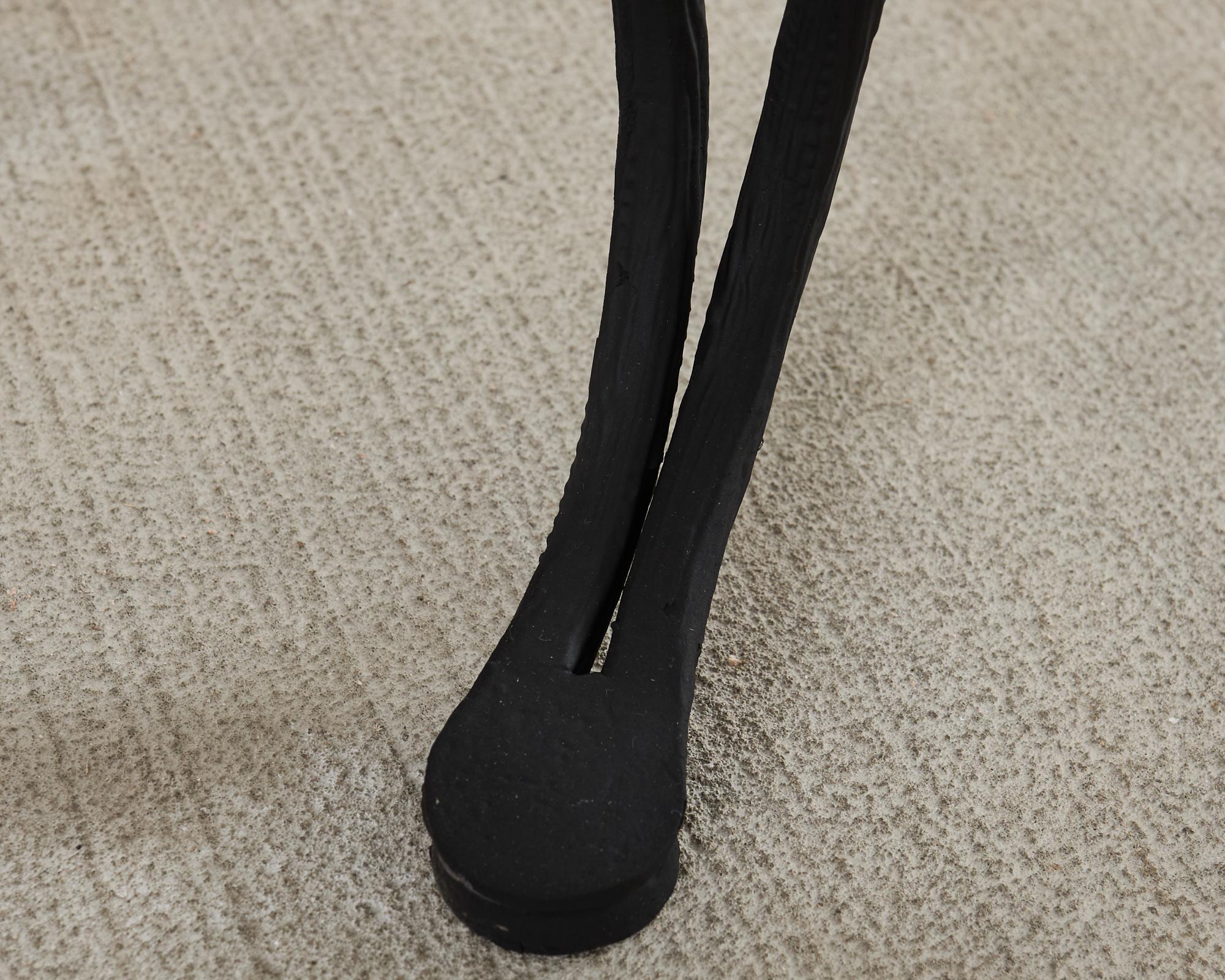Juego de cuatro sillones de comedor de jardín Rose Tarlow Twig de hierro en venta 11