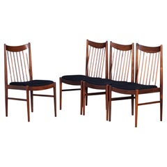Set of Four Rosewood Dining Chairs by Arne Vodder for Sibast 1960s