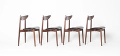Set di quattro sedie da pranzo in palissandro di Harry Østergaard per Randers Møbelfabrik