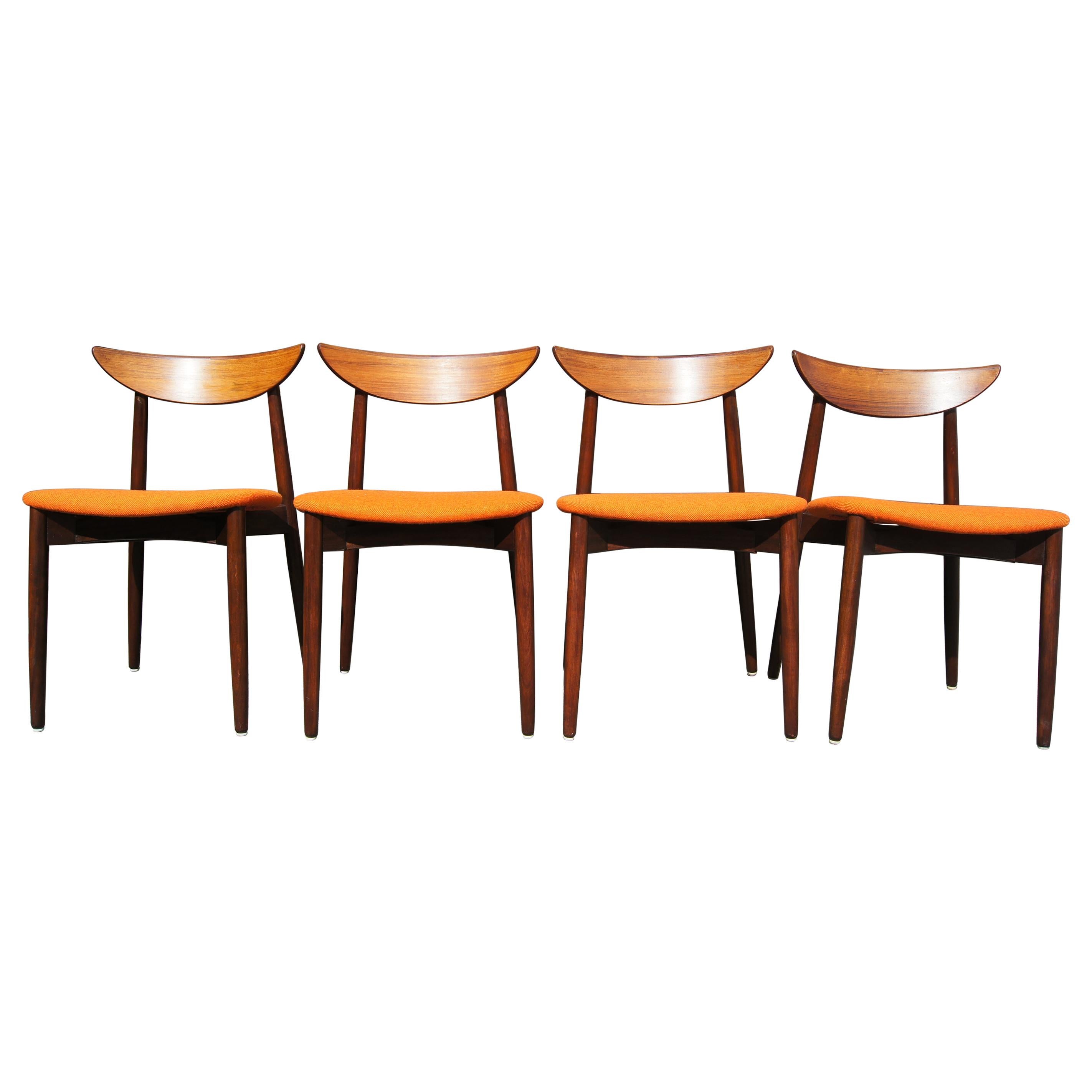 Set of Four Rosewood Dining Chairs by Harry Østergaard
