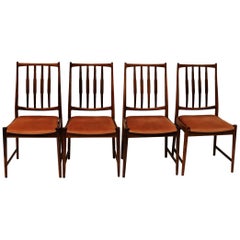 Set of four Rosewood Diningchairs Darby, Torbjørn Afdal for Bruksbo, Norway