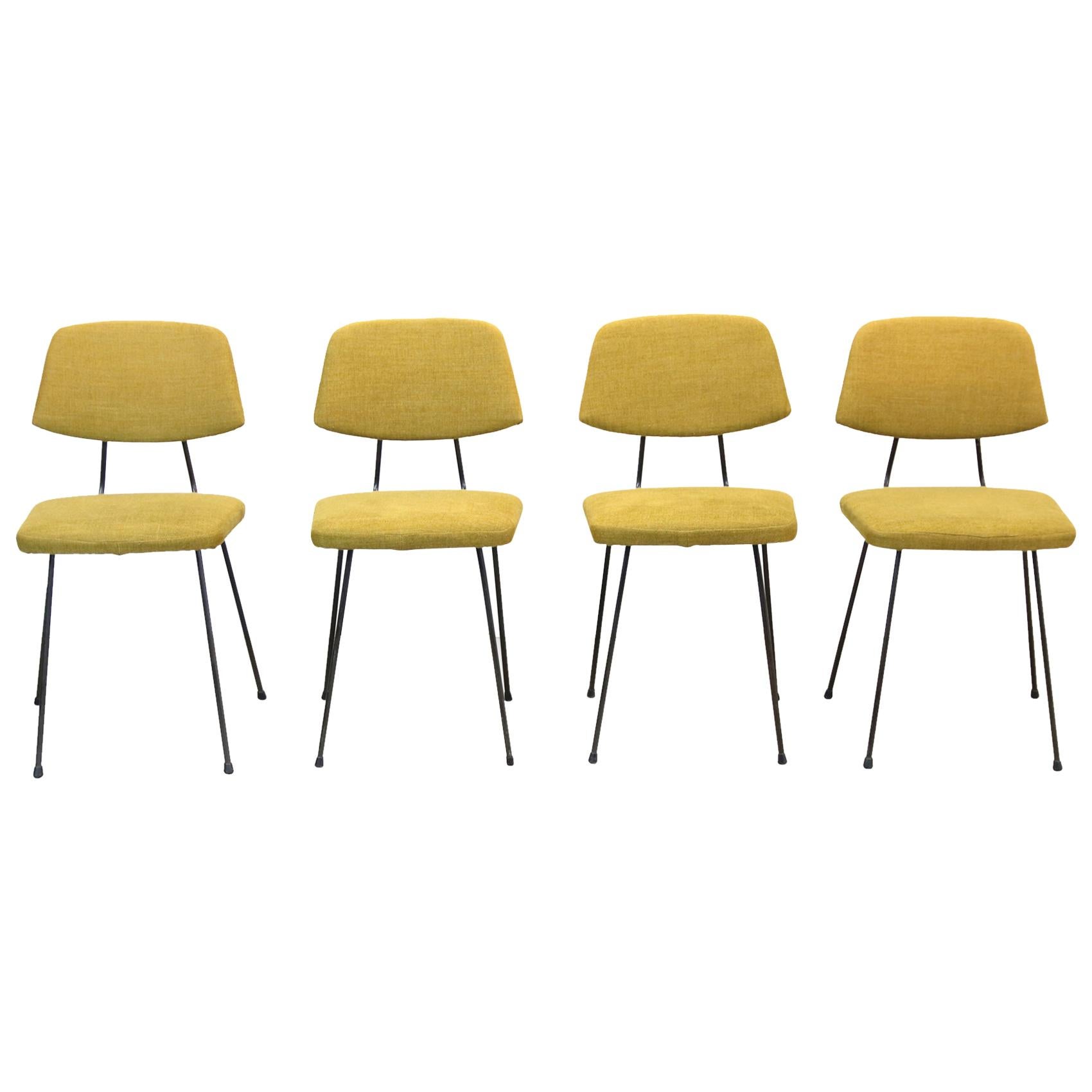 Set of Four Rudolf Wolf for Elsrijk Design Chairs