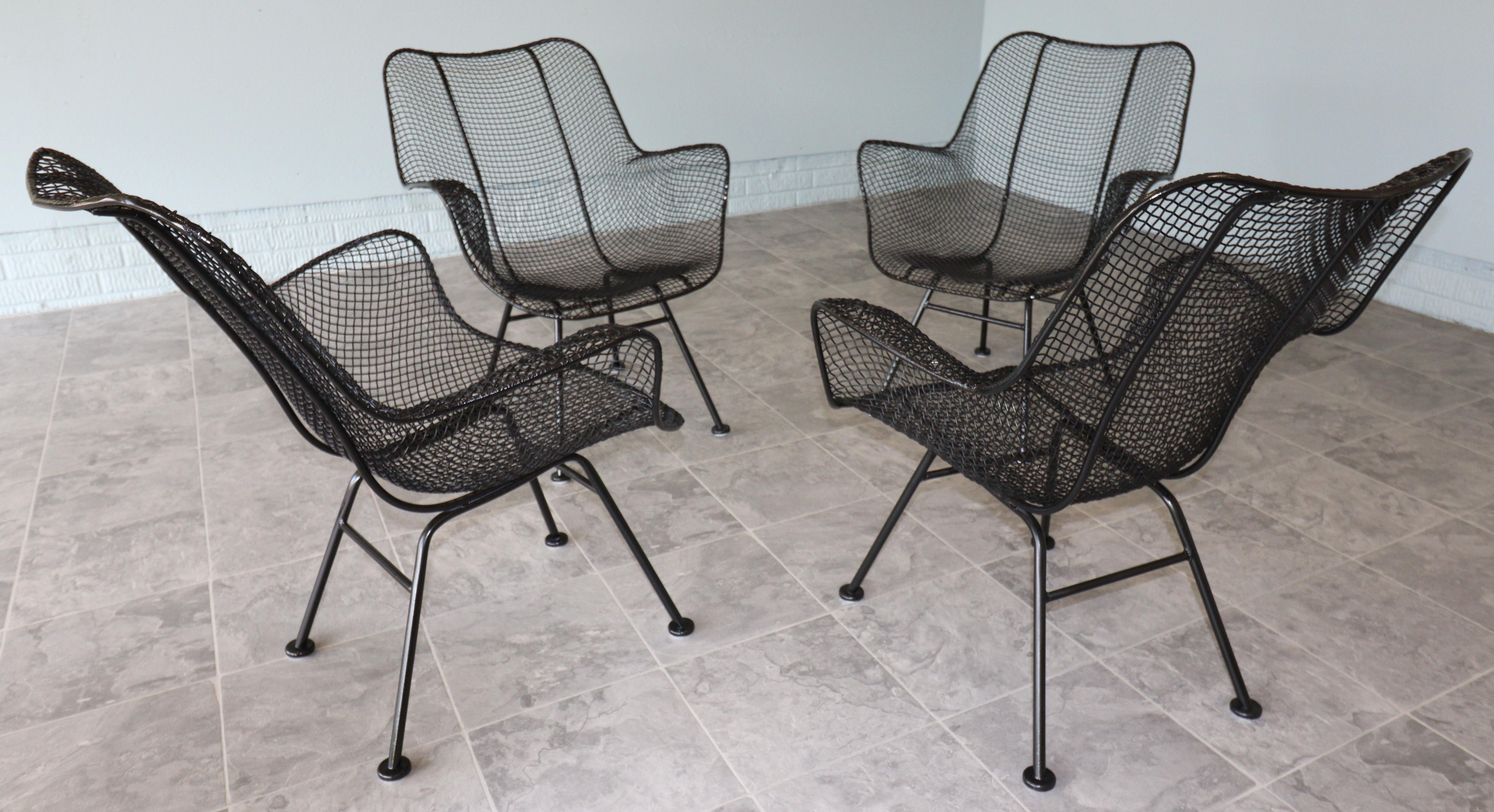 Set of Four Russell Woodard “Sculptura” Lounge Chairs – Pristine Condition, 1956 For Sale 1