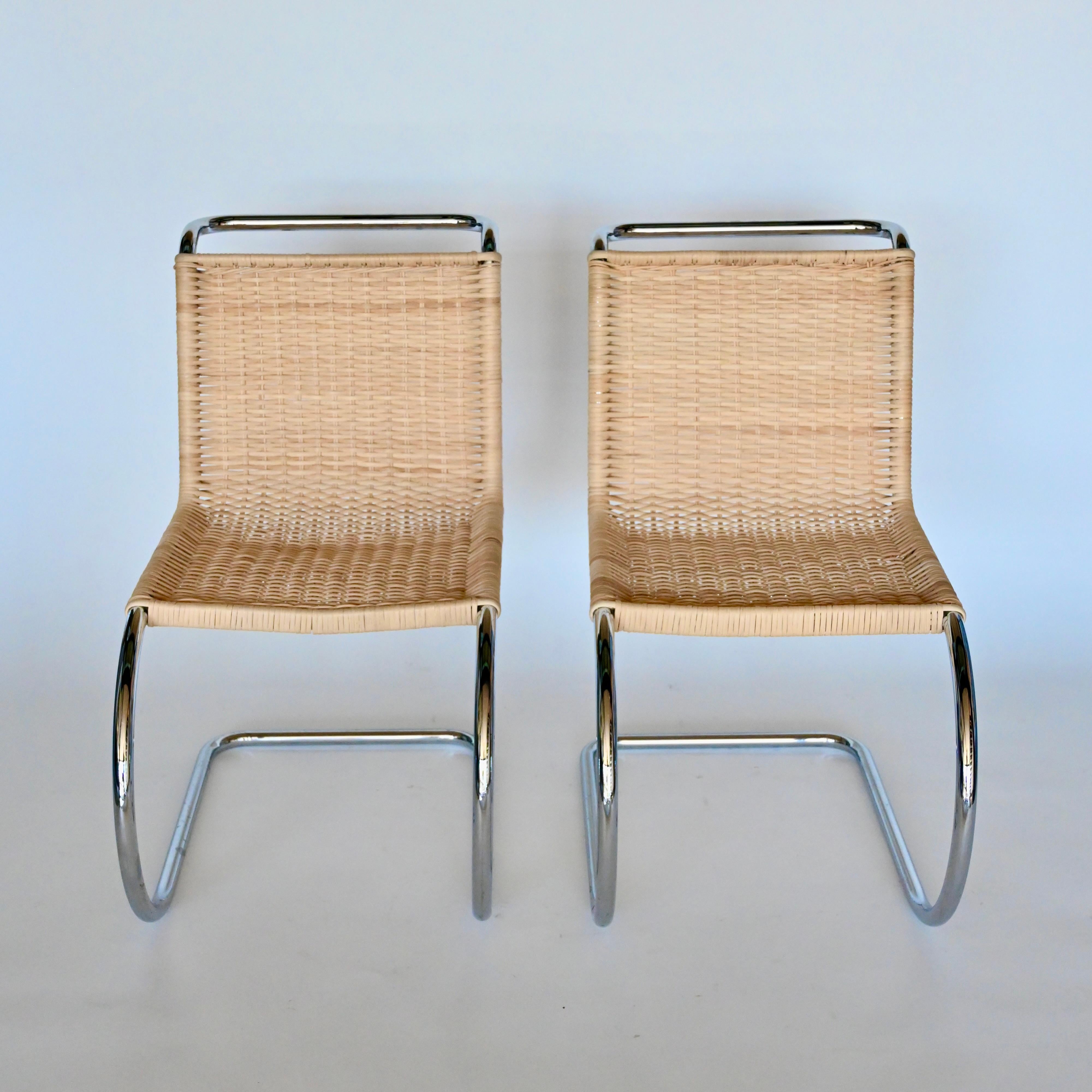 German Set of Four S 533 / MR10 Cantilever Chairs By Ludwig Mies Van Der Rohe  For Sale