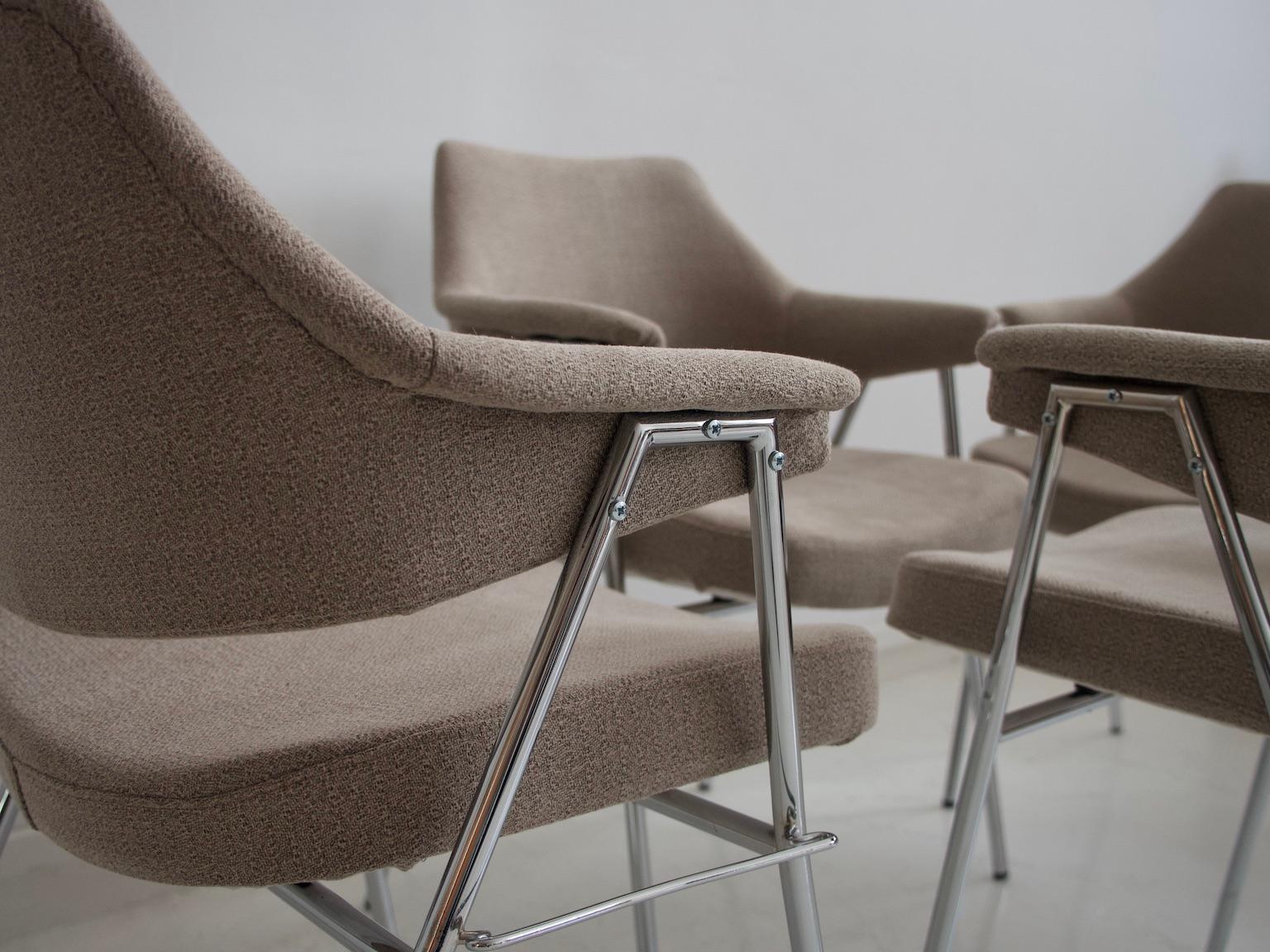 Set of Four S636 Chairs by Hanno von Gustedt for Thonet 4