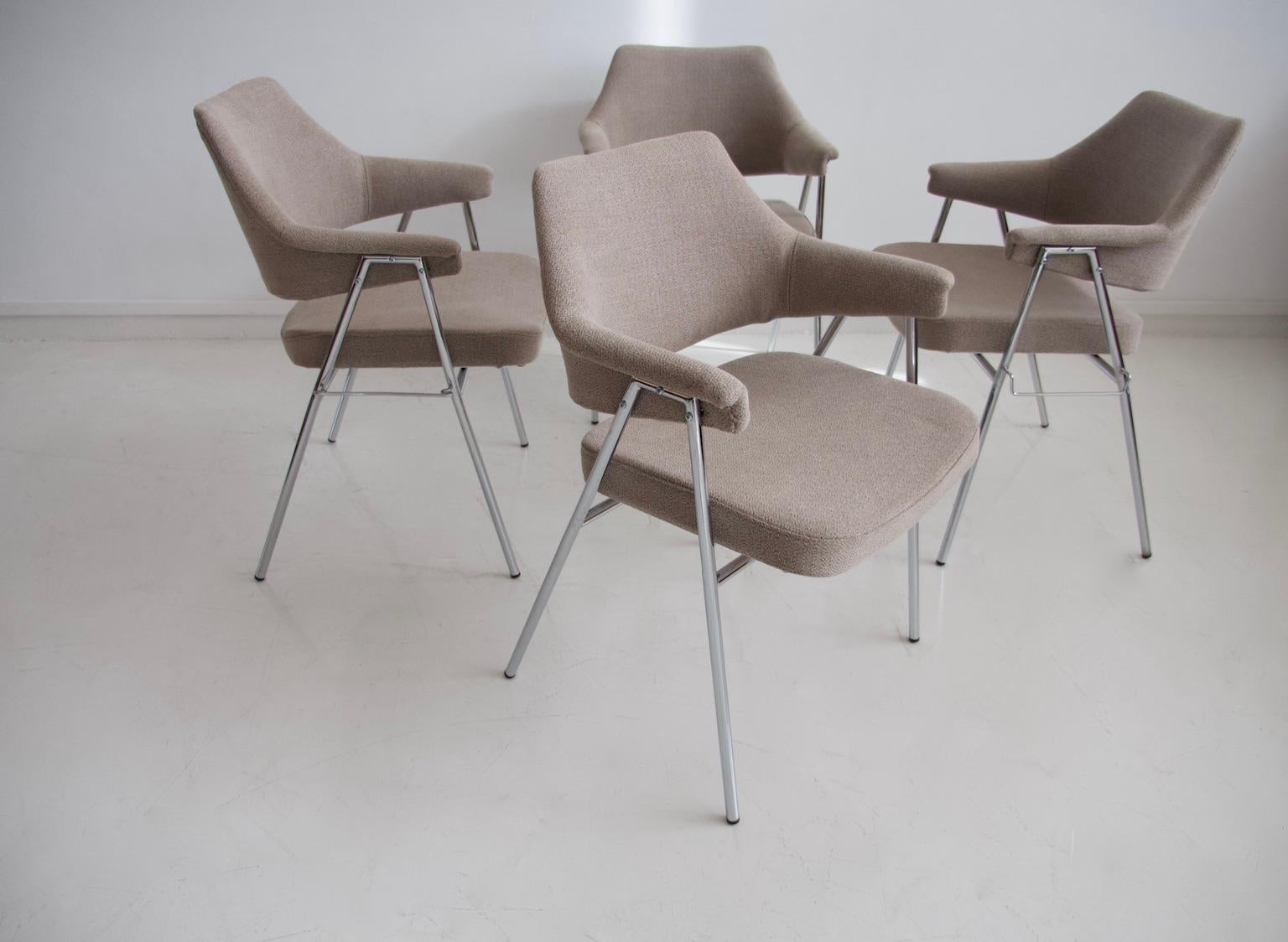 Set of Four S636 Chairs by Hanno von Gustedt for Thonet 6