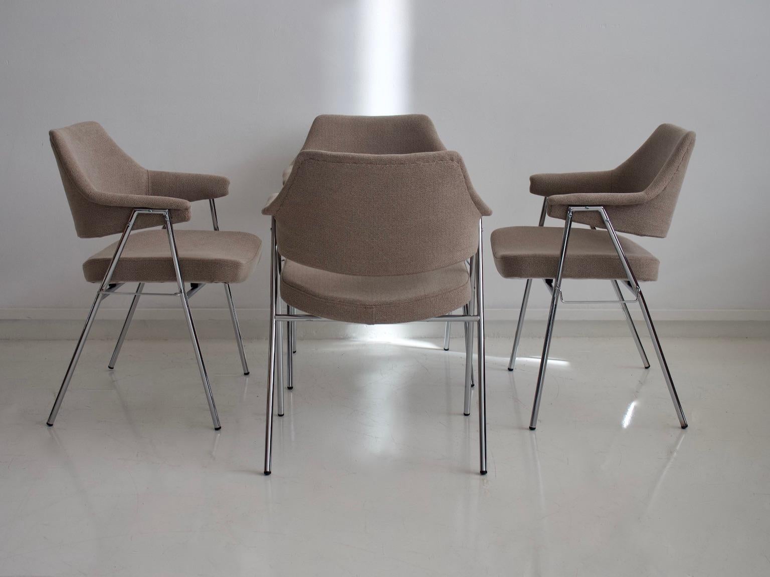 Set of Four S636 Chairs by Hanno von Gustedt for Thonet 2